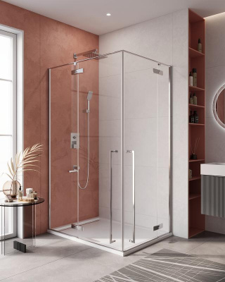 Душевой уголок Cezares LINER-AH-2-120/90-C-Cr-L фото в интернет-магазине Русалия