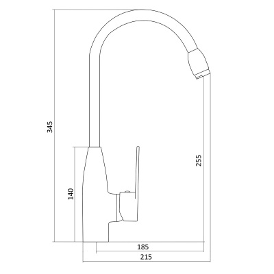 Смеситель Славен для кухни Коттедж Ф (СЛ-ОД-Ф29) фото в интернет-магазине Русалия