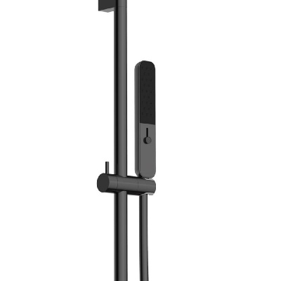 AQM 8401GM Набор для комплектации душа с термостатом, Gun metal фото в интернет-магазине Русалия