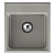 Мойка кухонная Point Мисти 46 серый фото в интернет-магазине Русалия