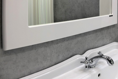 COMFORTY. Зеркало "Монако-80" белый глянец фото в интернет-магазине Русалия