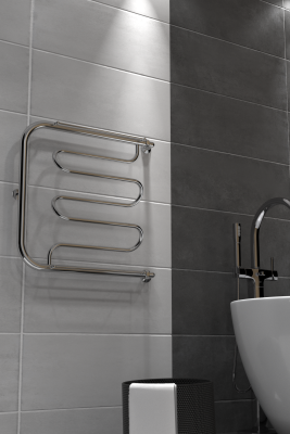 Полотенцесушитель водяной Фокстрот Liana с/п (н.р.1") 60/40 (с держателем, Полиров.) INDIGO FLW60-40P фото в интернет-магазине Русалия