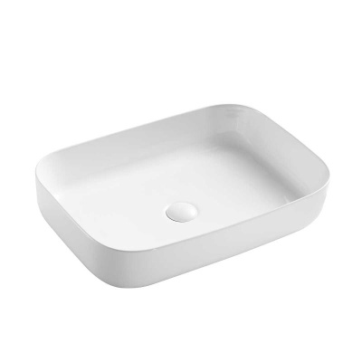 Раковина керамическая Vincea VBS-304, 600*420*140, накладная, цвет белый фото в интернет-магазине Русалия