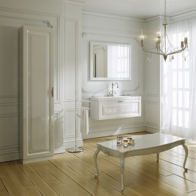 Зеркало 100х80 Empire белый Emp.02.10/W Aqwella фото в интернет-магазине Русалия