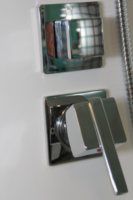 Кабина CHIKA901T душевая без крыши Ceruttispa (90x90x215-225) фото в интернет-магазине Русалия