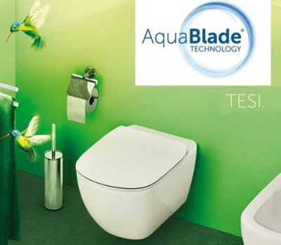 Унитаз подвесной безободковый T007901 TESI AquaBlade Ideal Standard фото в интернет-магазине Русалия
