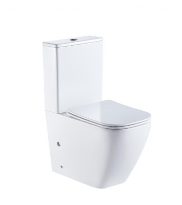 Унитаз MIMI напольный безободковый Ceruttispa CT8707 (620x380x830) фото в интернет-магазине Русалия