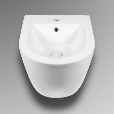 BOND F01-20 Биде подвесное овальное белое с переливом фото в интернет-магазине Русалия