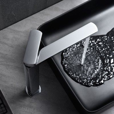 Смеситель для накладной раковины Next VBF-1N2CH однорычажный, хром Vincea фото в интернет-магазине Русалия