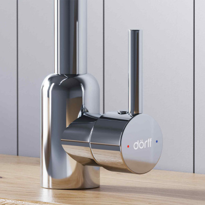 D3007000 Logic кухонный смеситель поворотный, хром фото в интернет-магазине Русалия