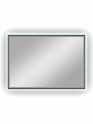 Зеркало с подсветкой Garcia Грэймуар 1000х700 две кнопки, внутренняя подсветка и открытая подсветка ЗЛП3815 Continent фото в интернет-магазине Русалия