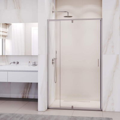 Душевая дверь RGW PA-008 1200, стекло прозрачное, профиль хром фото в интернет-магазине Русалия