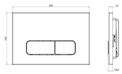 Клавиша для инсталляции CHARUS TM FP.320.46.01 фото в интернет-магазине Русалия