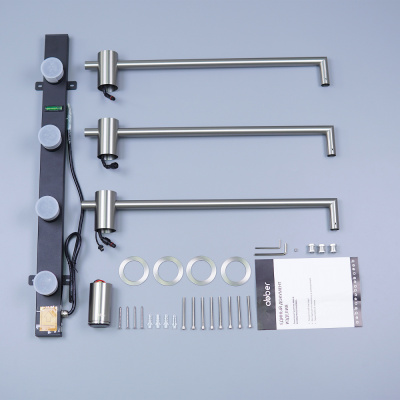 Полотенцесушитель электрический ABBER Charme AH4003BST сталь брашированная фото в интернет-магазине Русалия