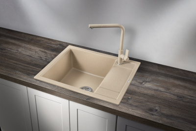 Кухонная мойка GRANULA (6002, ПЕСОК) фото в интернет-магазине Русалия