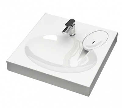 Раковина над стиральной машиной Байкал 60/60 с комплектующими SuperSan фото в интернет-магазине Русалия