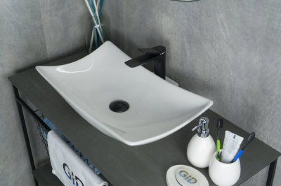 Раковина накладная прямоугольная Simple-N N9176 GID фото в интернет-магазине Русалия