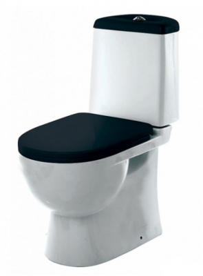 Унитаз Best Color Black с сиденьем микролифт BSTSLCC06100522 Sanita Luxe фото в интернет-магазине Русалия