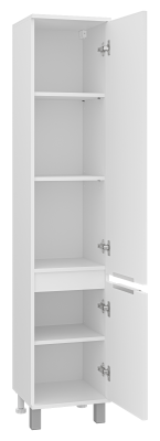 Шкаф - пенал Enfida 35 универсальный правый (белый) ENF-05035-010P Brevita фото в интернет-магазине Русалия