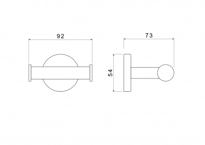 Крючок двойной AQUATEK AQ4202CR ОБЕРОН фото в интернет-магазине Русалия
