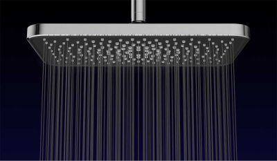 Душевой комплект VSFW-321MT1GM встраиваемый, термостат, двухрежимный, вороненая сталь Vincea фото в интернет-магазине Русалия