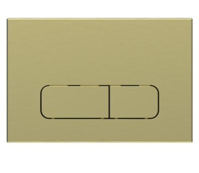 Кнопка смыва Vincea VFP-002BG, цвет брашированное золото фото в интернет-магазине Русалия