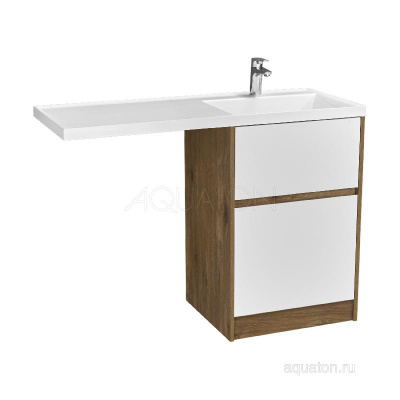 Тумба под раковину AQUATON Лондри 60 Дуб Рустикальный без фасада 1A266901LHDR0 фото в интернет-магазине Русалия