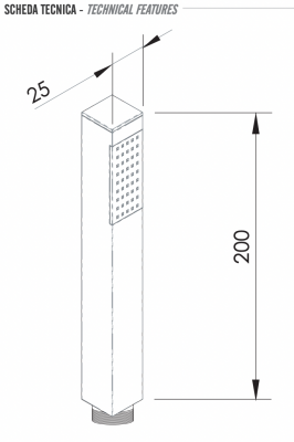 Ручной душ Remer 317SSDOX, золото глянцевое фото в интернет-магазине Русалия