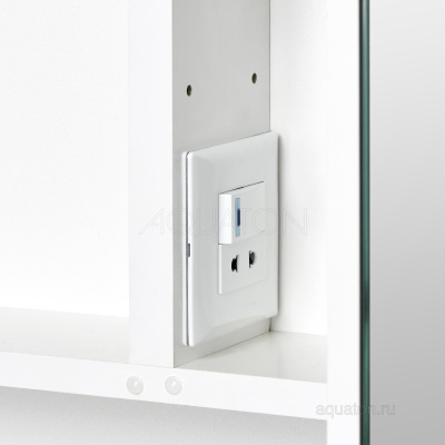 Зеркальный шкаф Инфинити 65 белый 1A197002IF010 Акватон фото в интернет-магазине Русалия