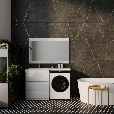 Зеркало "Даллас 130", Люкс белое СС-00000581 Style Line фото в интернет-магазине Русалия