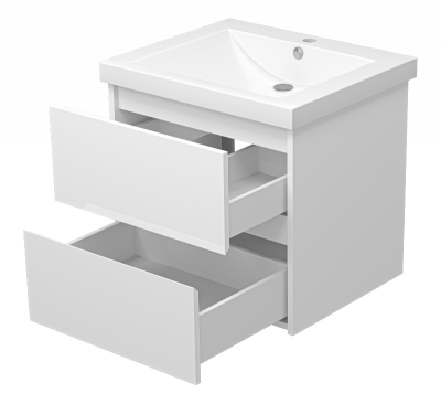 Тумба Алиса 58 подвесная с раковиной Misty Алиса 58 Misty фото в интернет-магазине Русалия