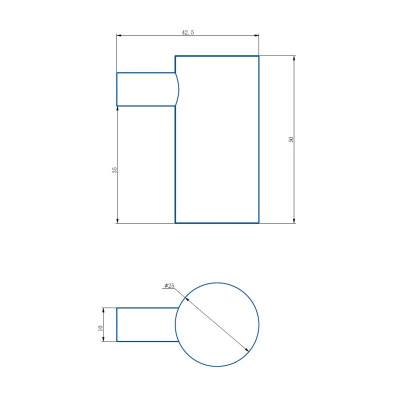 Крючок для ванной комнаты Haiba HB8405-1, хром фото в интернет-магазине Русалия