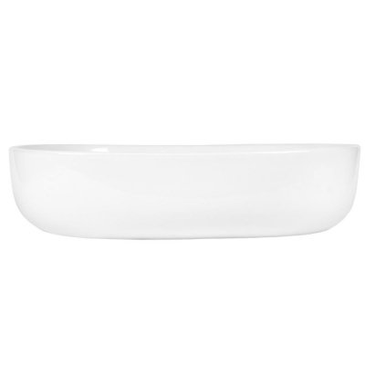 BOND S59-600 Раковина накладная овальная 60*40*15см белая фото в интернет-магазине Русалия