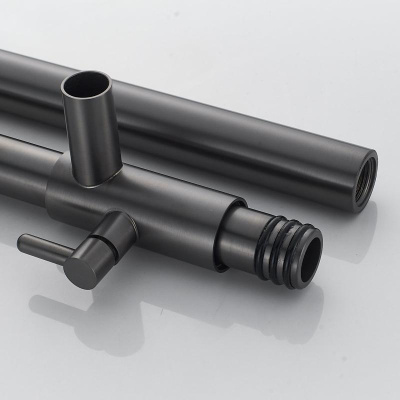 Душевая система Shevanik S6826T, оружейная сталь фото в интернет-магазине Русалия