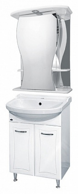 Зеркальный шкаф Карина 55 правый Э-Крн02055-01СвП Misty фото в интернет-магазине Русалия