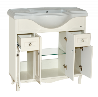 Тумба Шармель 80 с раковиной Kirovit Классик 80 Misty фото в интернет-магазине Русалия