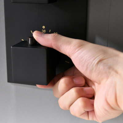 Душевой комплект VSFW-102TMB термостатический встраиваемый, двухрежимный, черный Vincea фото в интернет-магазине Русалия