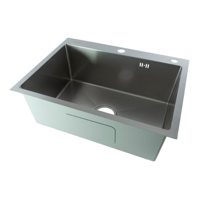 Мойка для кухни Fmark FSC6045L, сатин фото в интернет-магазине Русалия