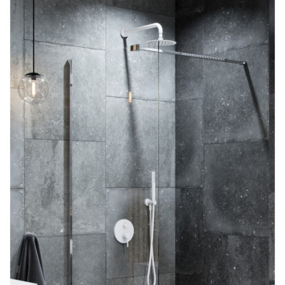 Система для душа скрытого монтажа EXCELLENT Pi AREX.SET.1245WH (белый мат) фото в интернет-магазине Русалия