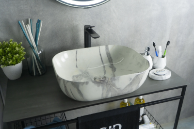 Раковина накладная Gid K397G125 фото в интернет-магазине Русалия