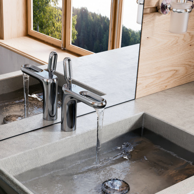 Kammel 1803 Смеситель для умывальника Wasserkraft фото в интернет-магазине Русалия