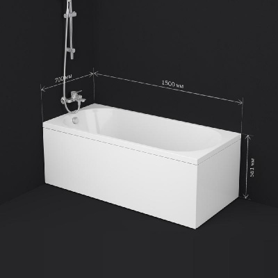 W94A-150-070W-A1 X-Joy Ванна акриловая 150х70 Am.Pm фото в интернет-магазине Русалия