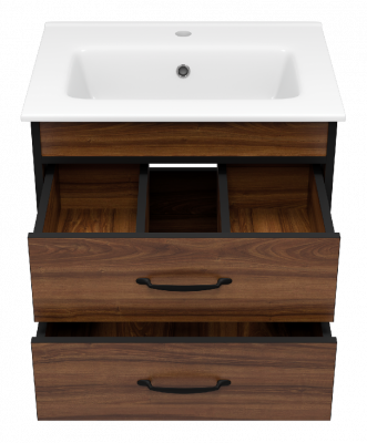 Тумба Кедр 60 подвесная с раковиной Керамин Женева 60 Misty фото в интернет-магазине Русалия