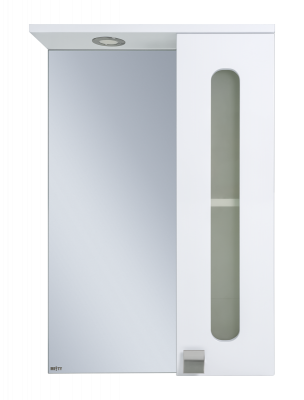 Зеркальный шкаф Урал 50 правый Э-Ура-04050-021П Misty фото в интернет-магазине Русалия