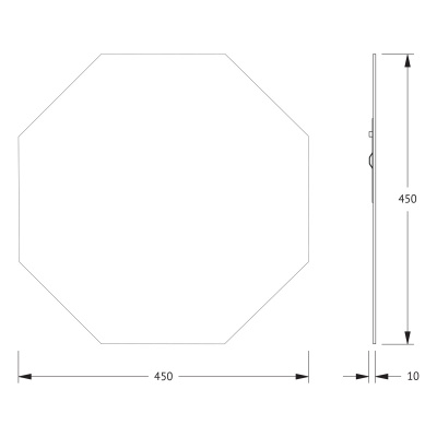 Зеркало настенное Primary EVOFORM 45х45 см, BY 0073 фото в интернет-магазине Русалия