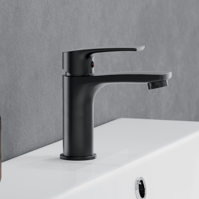 480210300 Eclipse 2.0, смеситель для умывальника, черный Damixa фото в интернет-магазине Русалия