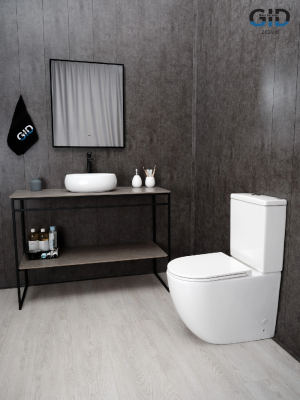 Раковина накладная Gid N9030ds фото в интернет-магазине Русалия