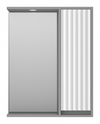 Зеркальный шкаф Balaton 65 правый (комбинированный) BAL-04065-01-01П Brevita фото в интернет-магазине Русалия