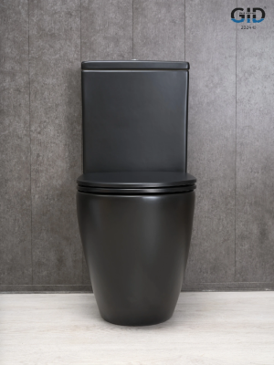 Унитаз напольный Gid Tn2188Bm 62250Y черный матовый 62.5x38.5x84 фото в интернет-магазине Русалия