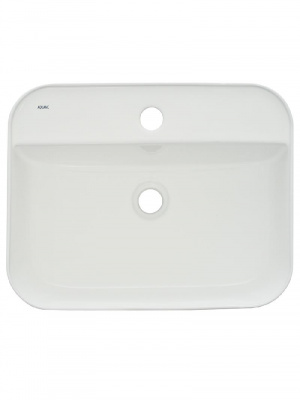 AQM5001 Раковина настольная с отверстием под смеситель. 505x400x135 фото в интернет-магазине Русалия